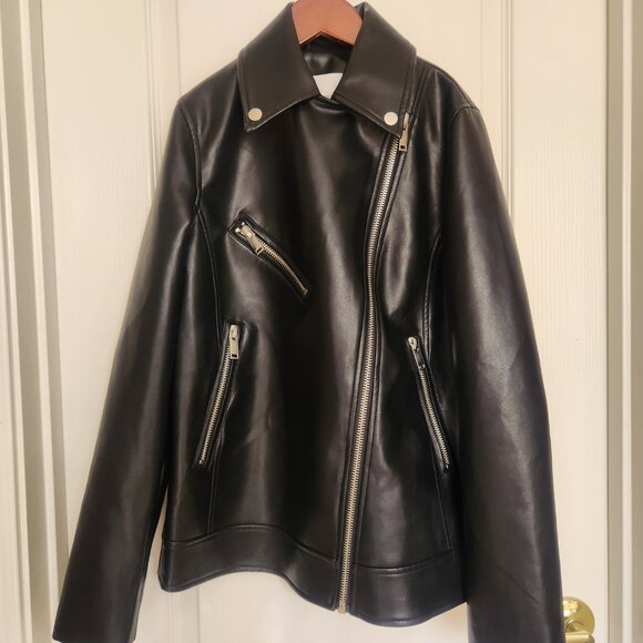 Anthropologie Avec Les Filles Faux Moto Jacket - Picture 8 of 11